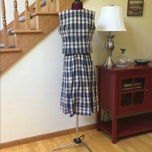 Vintage 1960’s Boe Jest 2 piece Summer Top & Skirt